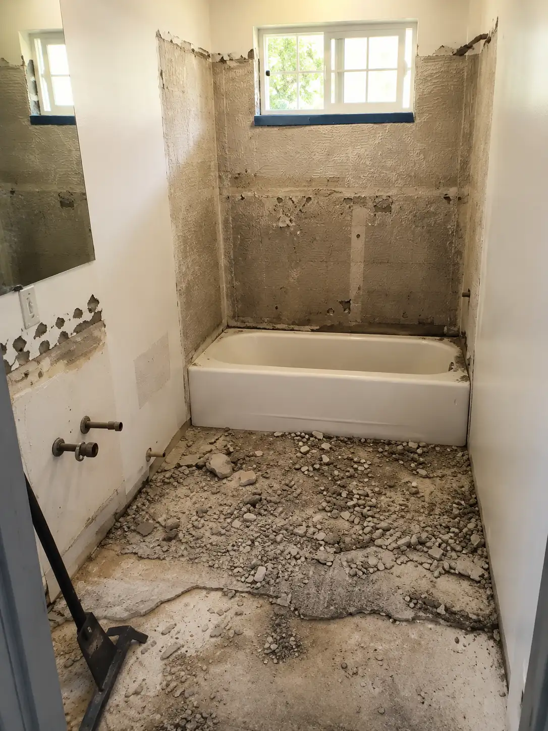 Full Bathroom Remodel, Spanish Fork — before plumbing work by Mike Healey Plumbing, licensed master plumber
