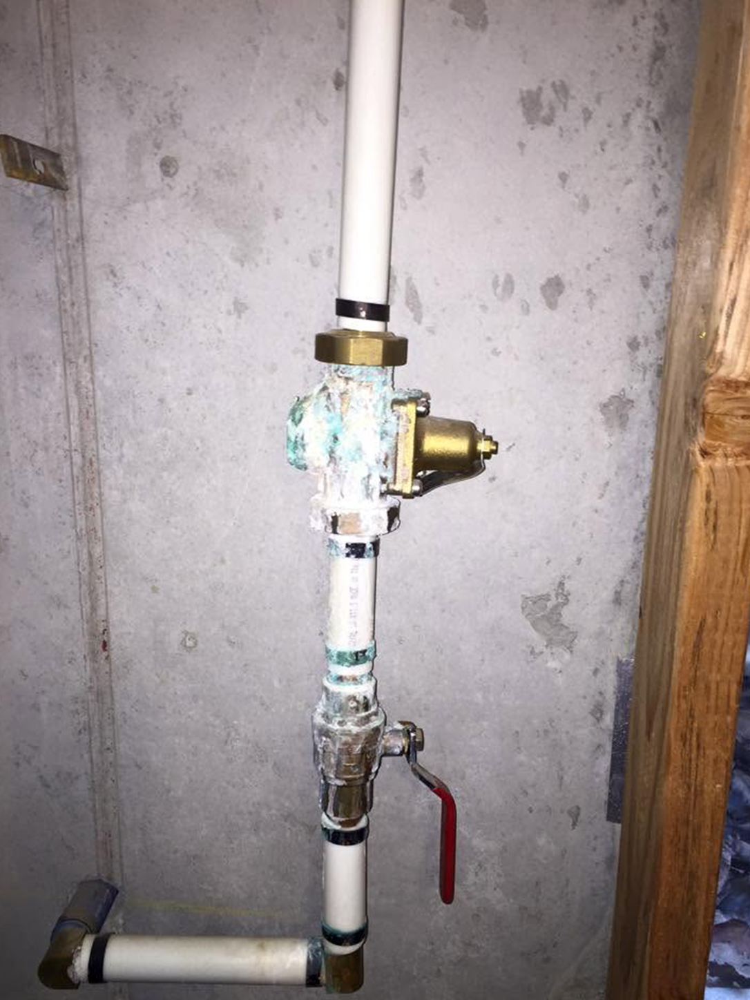 Pressure Reducing Valve Replacement, Spanish Fork — before