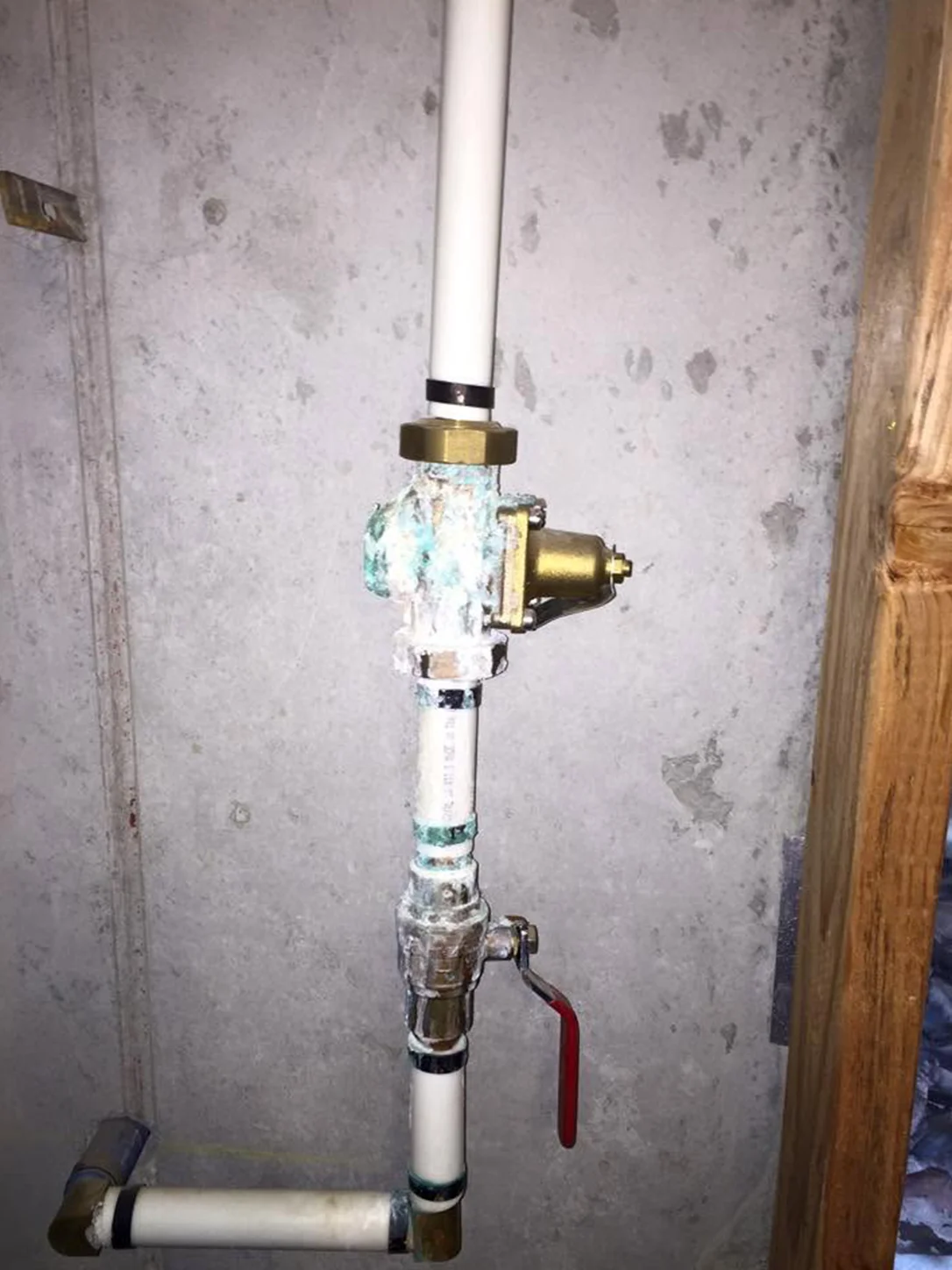 Pressure Reducing Valve Replacement, Spanish Fork — before plumbing work by Mike Healey Plumbing, licensed master plumber